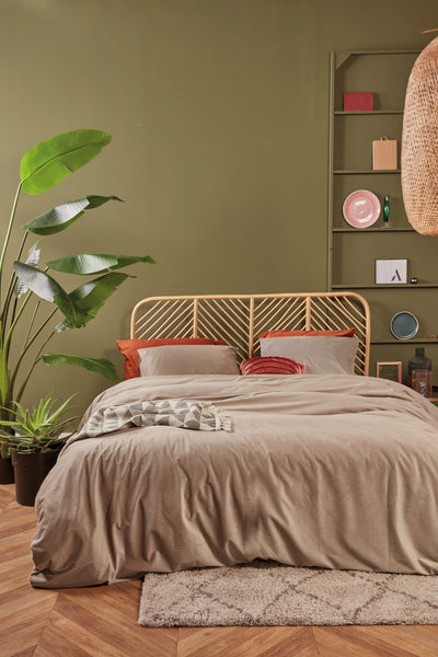 At Home Dekbedovertrek by BeddingHouse Cosy Corduroy Naturel