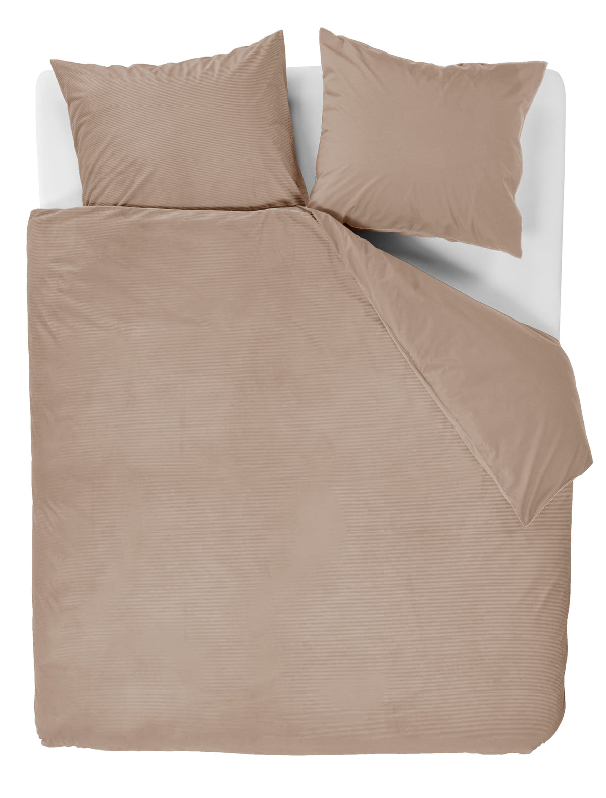 At Home Dekbedovertrek by BeddingHouse Cosy Corduroy Naturel