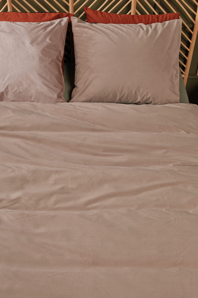 At Home Dekbedovertrek by BeddingHouse Cosy Corduroy Naturel