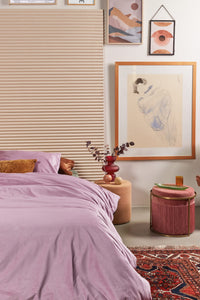 At Home Dekbedovertrek by BeddingHouse Cosy Corduroy Lilac