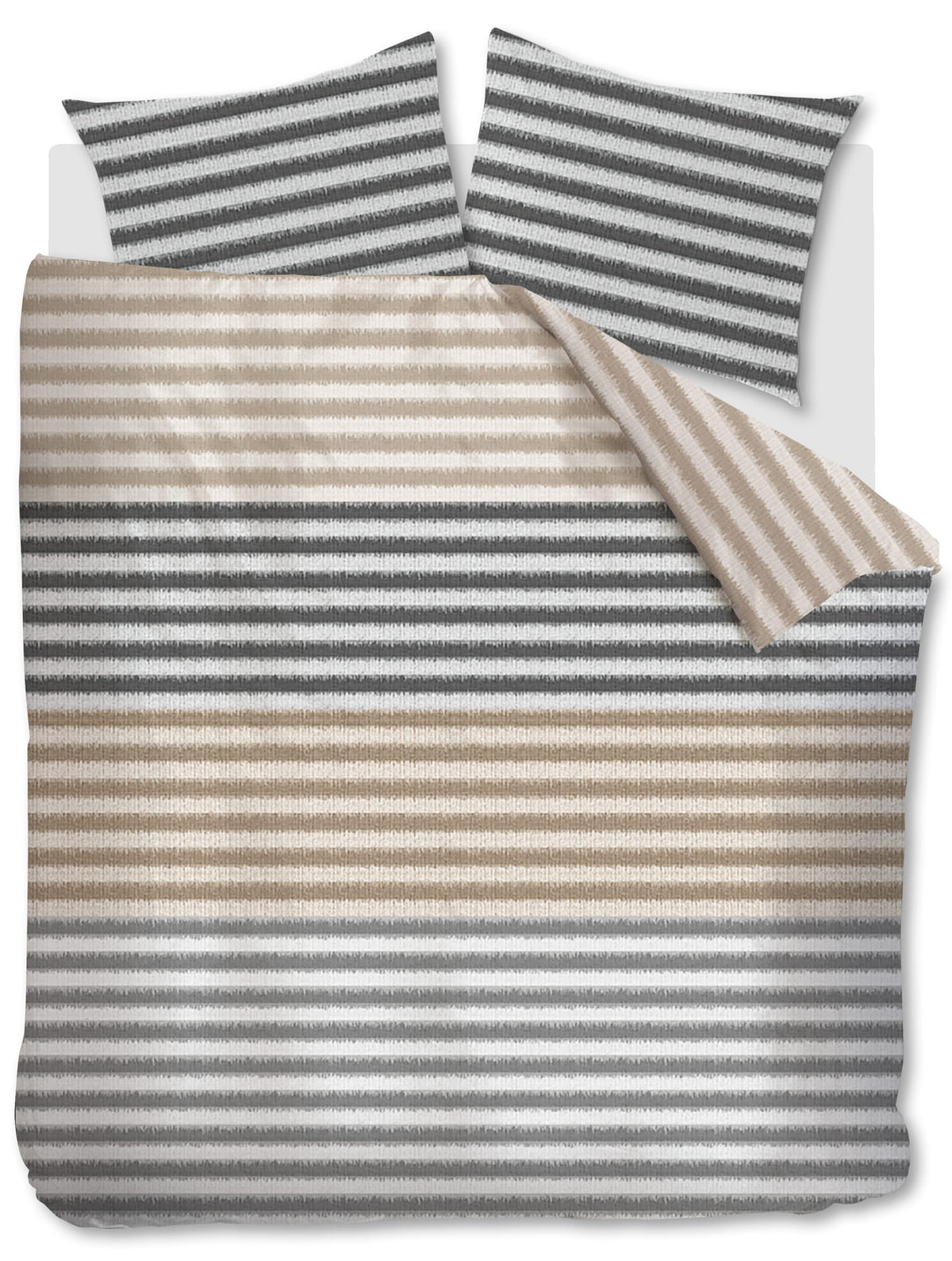 BeddingHouse Dekbedovertrek Misha Grey 200x200/220 cm