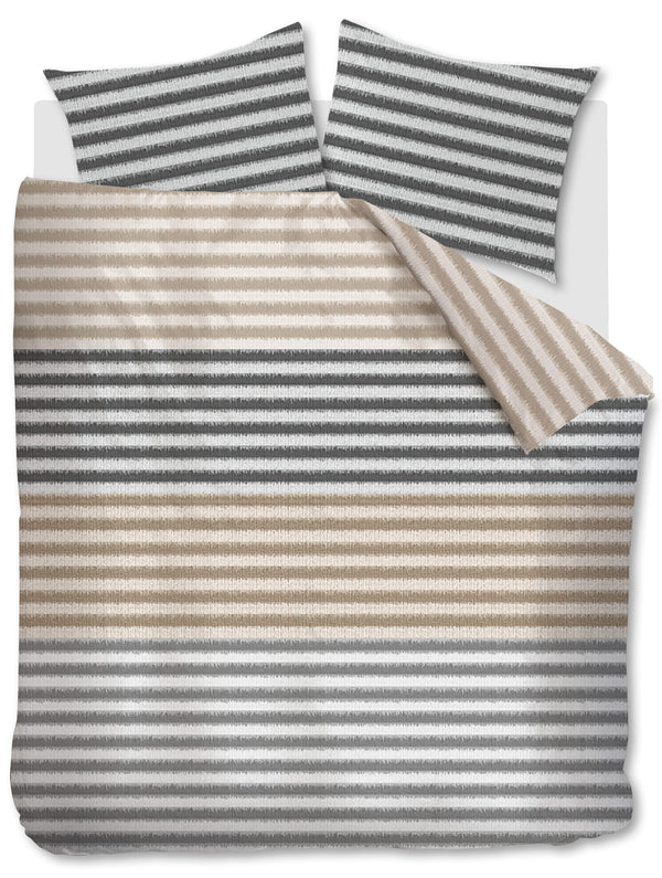 BeddingHouse Dekbedovertrek Misha Grey 200x200/220 cm