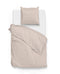 Zo!Home Dekbedovertrek Lino Sandy-Beige