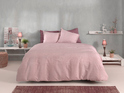 Zohome Dekbedovertrek Lino Shell-Nude