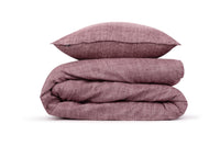Zohome Dekbedovertrek Lino Wine-Red
