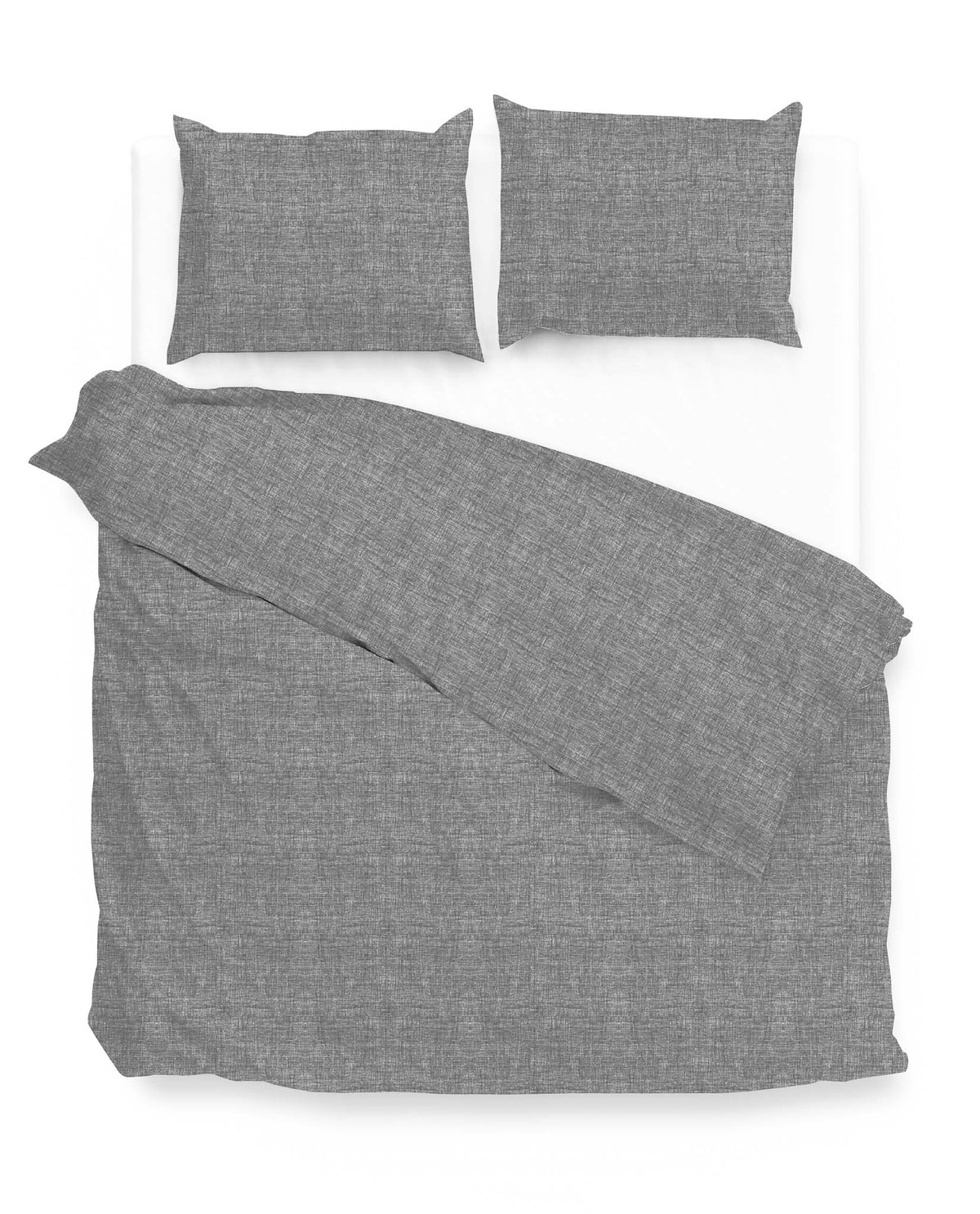 Zohome Dekbedovertrek Lino Dark-Grey