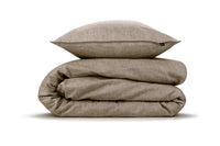 Zohome Dekbedovertrek Lino Palm-Taupe