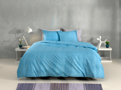 Zohome Dekbedovertrek Lino Topaz-Blue