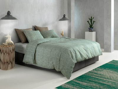 Zohome Dekbedovertrek Lino Moss-Green