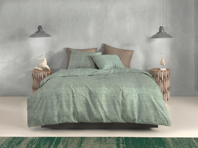Zohome Dekbedovertrek Lino Moss-Green