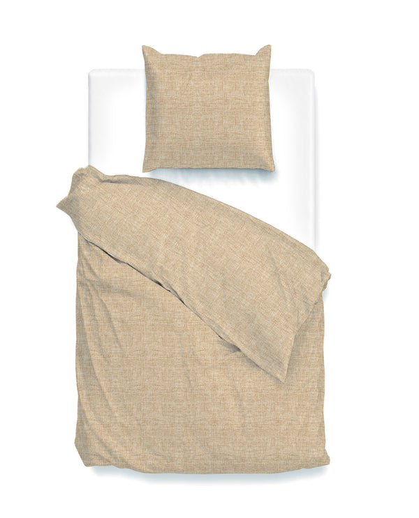 Zohome Dekbedovertrek Lino Tan-Brown