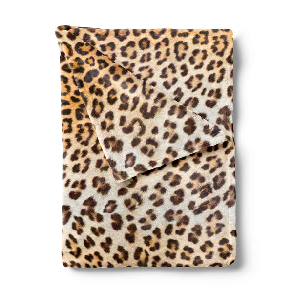 Zohome Plaid Leopard Brown 140x200 cm