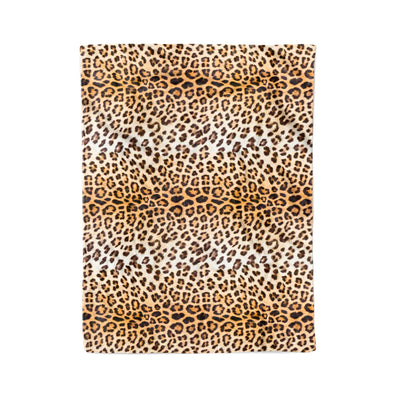 Zohome Plaid Leopard Brown 140x200 cm