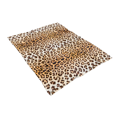 Zohome Plaid Leopard Brown 140x200 cm