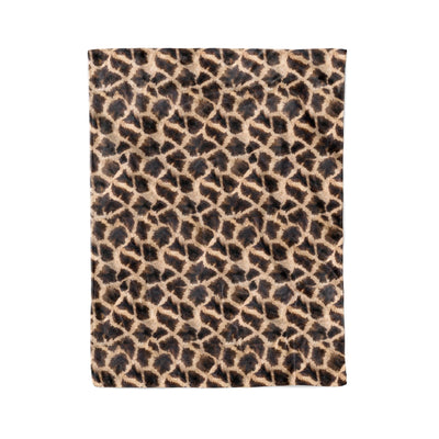 Zohome Plaid Giraffe Brown 140x200 cm