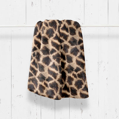 Zohome Plaid Giraffe Brown 140x200 cm