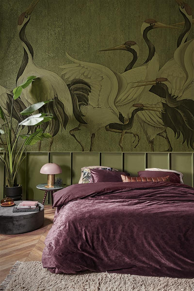 At Home Dekbedovertrek by Beddinghouse Forgotten Aubergine 140x200/220 cm