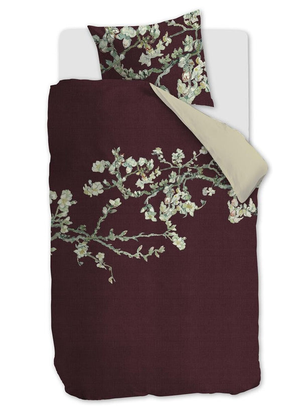 Van Gogh Museum Dekbedovertrek Blossom Dark Red