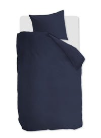 Beddinghouse Care Dekbedovertrek Organic Basic Navy Navy Blue