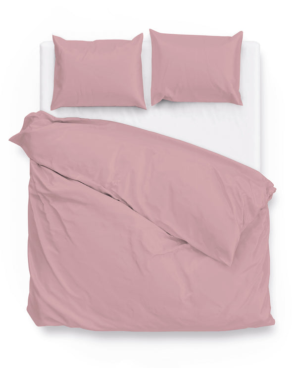 Zohome Dekbedovertrek Satinado Shady-Pink