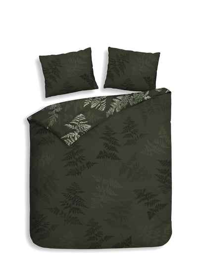 Heckett & Lane Dekbedovertrek Rua Forest-Green