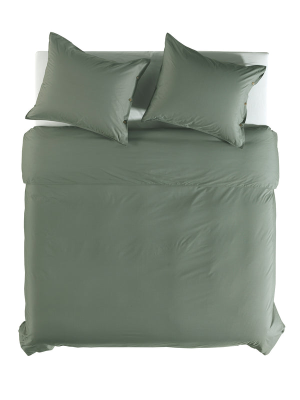 Yellow Dekbedovertrek Percale Army-Green