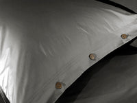 Yellow Dekbedovertrek Percale Steel-Grey