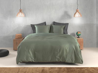 Zohome Dekbedovertrek Satinado Army-Green
