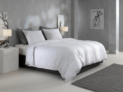 Zohome Dekbedovertrek Satinado White