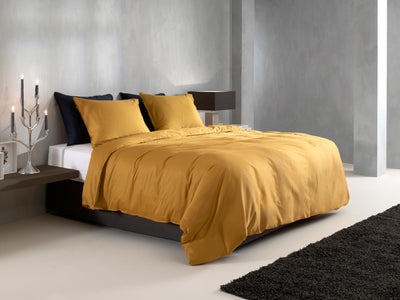 Zohome Dekbedovertrek Satinado Ochre-Gold