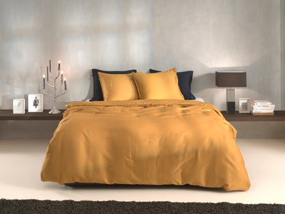 Zohome Dekbedovertrek Satinado Ochre-Gold