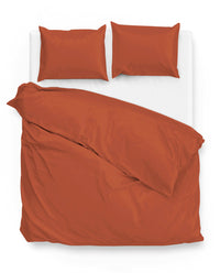 Zohome Dekbedovertrek Satinado Copper-Orange