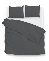Zohome Dekbedovertrek Satinado Classic-Anthracite