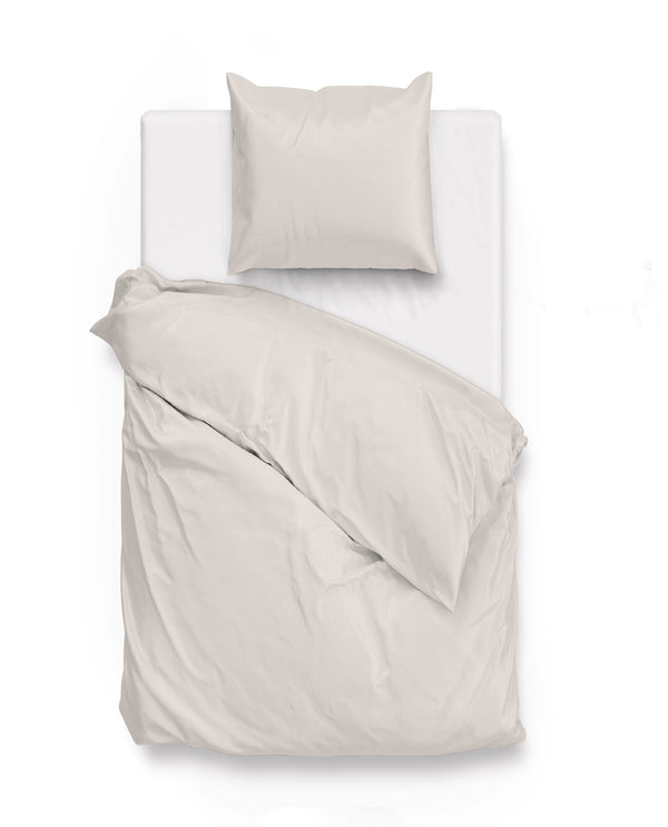 Zohome Dekbedovertrek Satinado Off-white