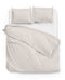 Zo!Home Dekbedovertrek Satinado Off-white