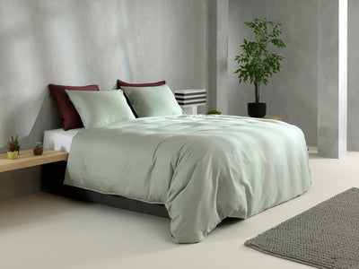Zohome Dekbedovertrek Satinado Foam-Green