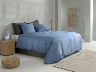 Zohome Dekbedovertrek Satinado Riviera-Blue