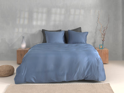 Zohome Dekbedovertrek Satinado Riviera-Blue