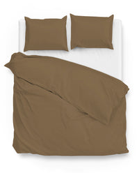 Zohome Dekbedovertrek Satinado Real-Taupe