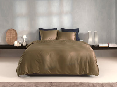Zohome Dekbedovertrek Satinado Real-Taupe