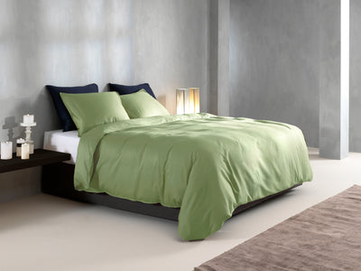 Zohome Dekbedovertrek Satinado Sage-Green