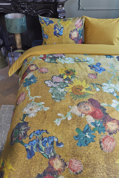 Van Gogh Museum Dekbedovertrek Partout des Fleurs Gold