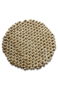 Heckett & Lane Badmat Lusso Rond Real-Taupe