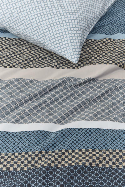 BeddingHouse Dekbedovertrek Lennart Blue
