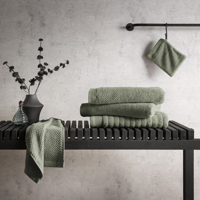 Heckett & Lane Handdoekenset Prestige - 50x100 cm - Army-Green