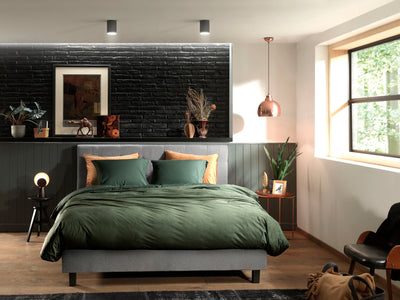 Zohome Dekbedovertrek Velluto Racing-Green