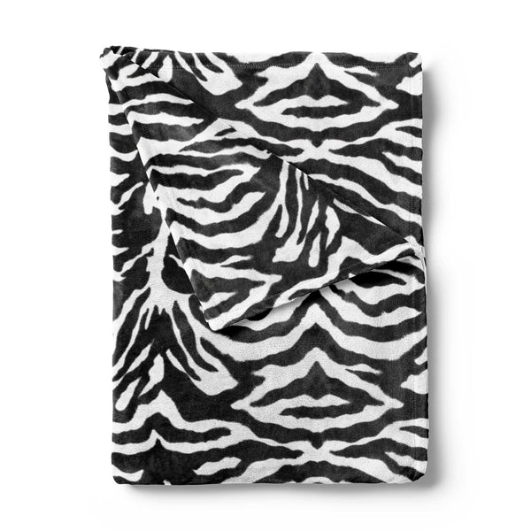 Zohome Plaid Zebra Brown 140x200 cm