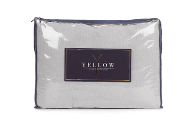 Yellow Plaid ICA Vapor-Grey 140x200 cm