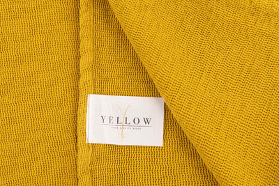 Yellow Plaid ICA Honey-Gold 140x200 cm