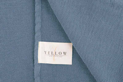 Yellow Plaid ICA Pacific-Blue 140x200 cm